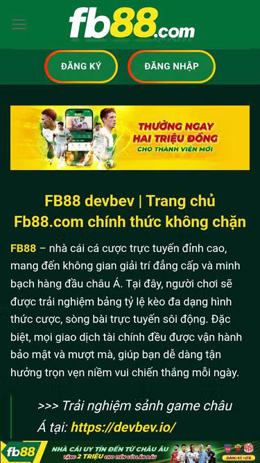 Screenshot of fb88.ninja