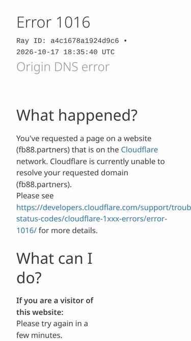 Screenshot of fb88.partners