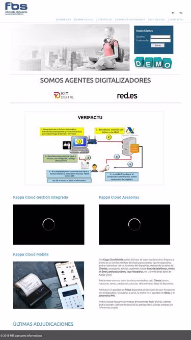 Screenshot of fbs.es