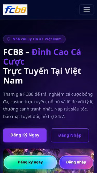 Screenshot of fcb8.cash