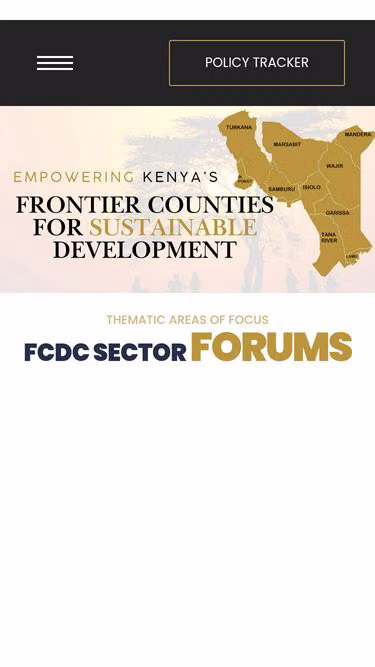 Screenshot of fcdc.or.ke