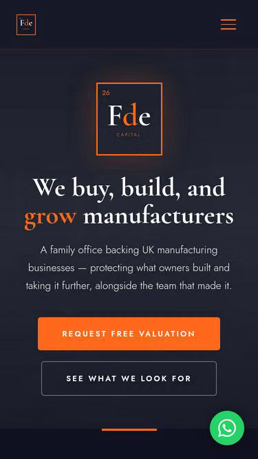 Screenshot of fde.capital