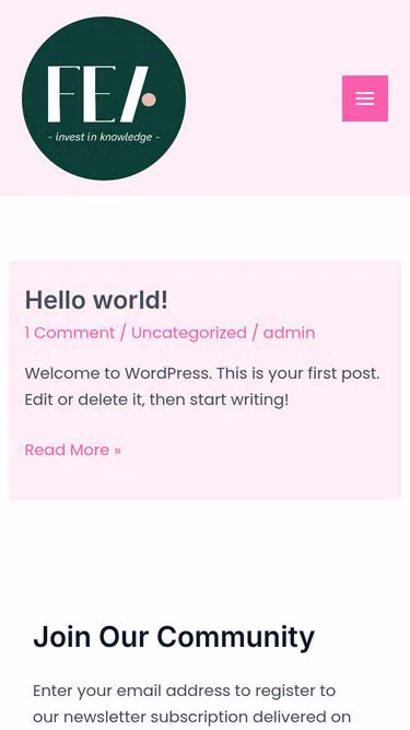 Screenshot of fea.com.ge
