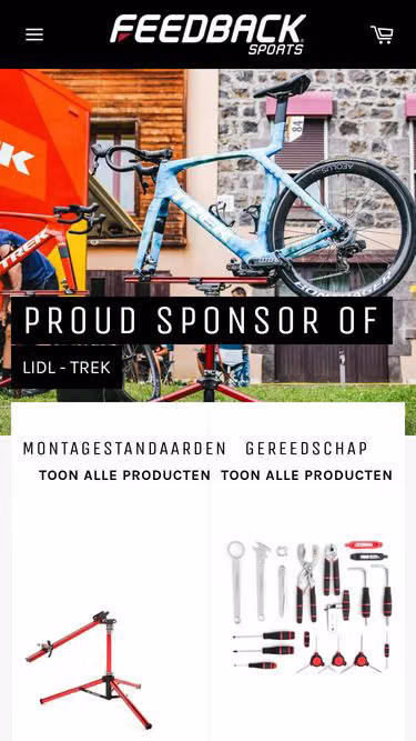 Screenshot of feedbacksports.be