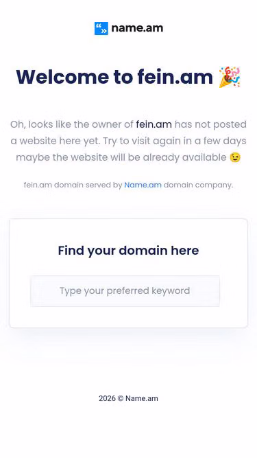 Screenshot of fein.am