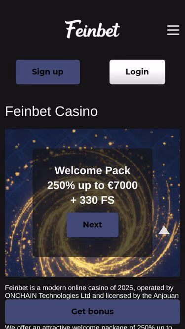 Screenshot of fein.bet
