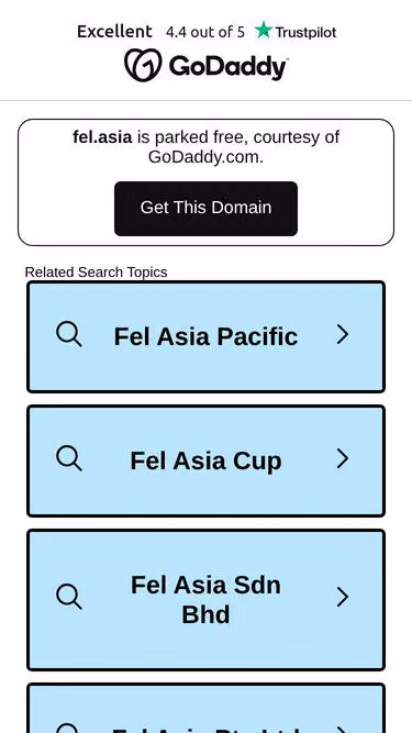 Screenshot of fel.asia