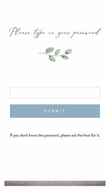 Screenshot of feldman.wedding