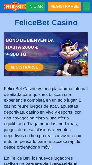 Screenshot of felicebet.es
