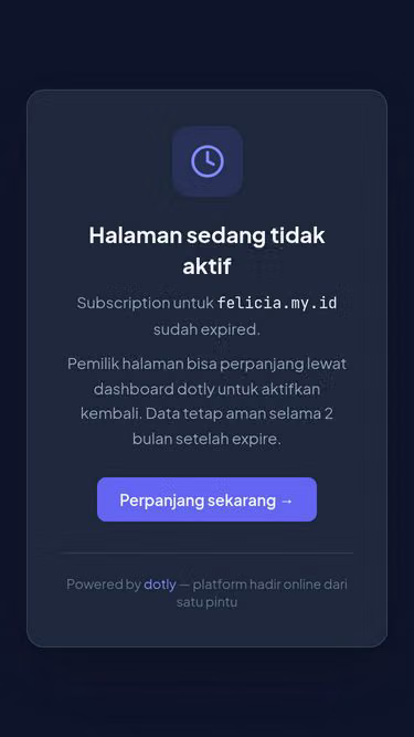Screenshot of felicia.my.id
