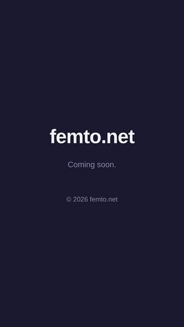 Screenshot of femto.net