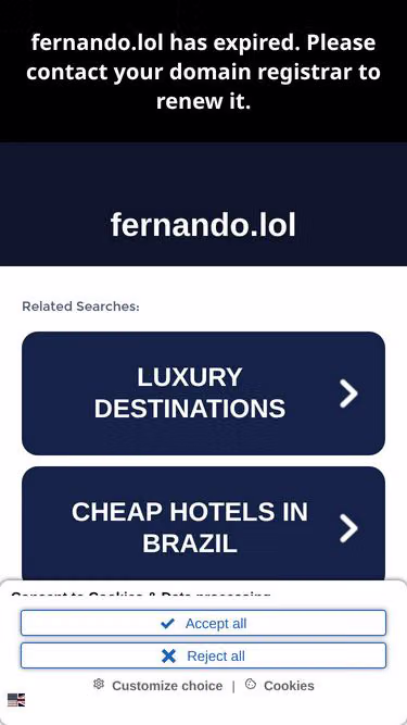 Screenshot of fernando.lol
