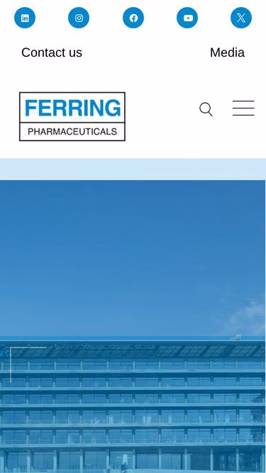 Screenshot of ferring.dk