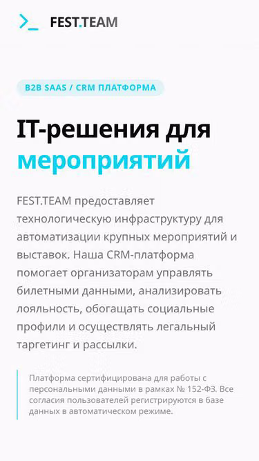 Screenshot of fest.team