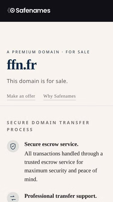 Screenshot of ffn.fr