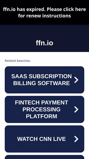 Screenshot of ffn.io