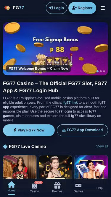 Screenshot of fg77.homes