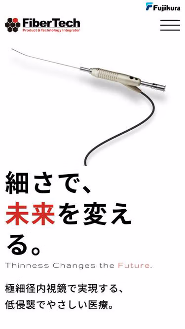 Screenshot of fibertech.co.jp