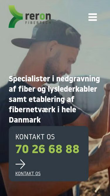 Screenshot of fibertech.dk