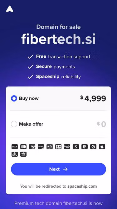Screenshot of fibertech.si