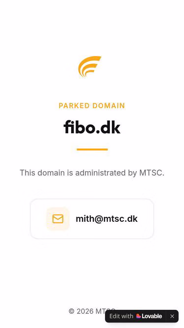 Screenshot of fibo.dk