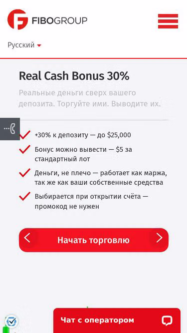 Screenshot of fibo.ru