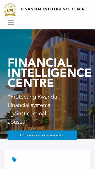 Screenshot of fic.gov.rw