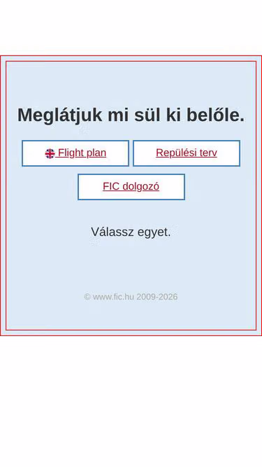 Screenshot of fic.hu