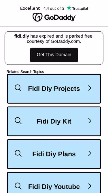 Screenshot of fidi.diy