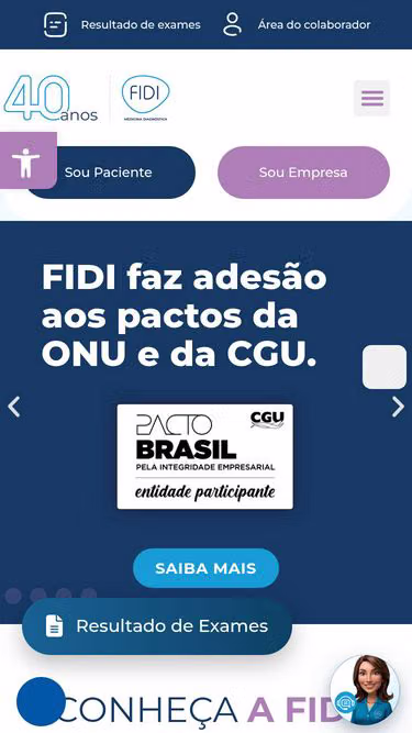 Screenshot of fidi.org.br