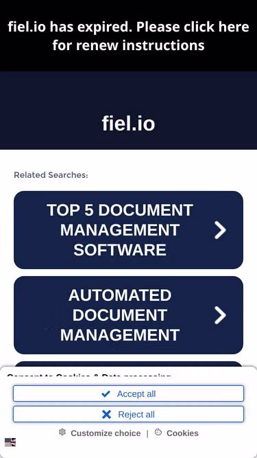 Screenshot of fiel.io