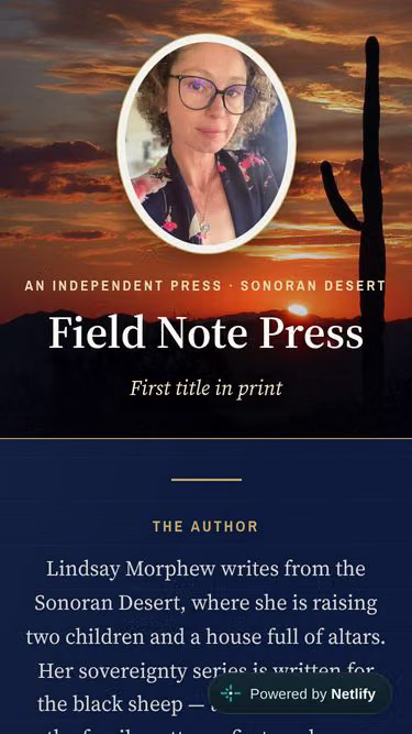 Screenshot of fieldnote.press