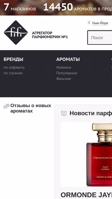 Screenshot of fifi.ru
