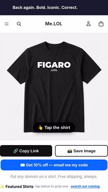 Screenshot of figaro.lol