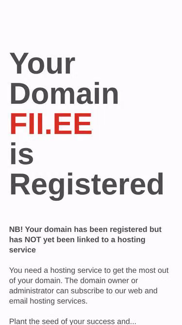 Screenshot of fii.ee