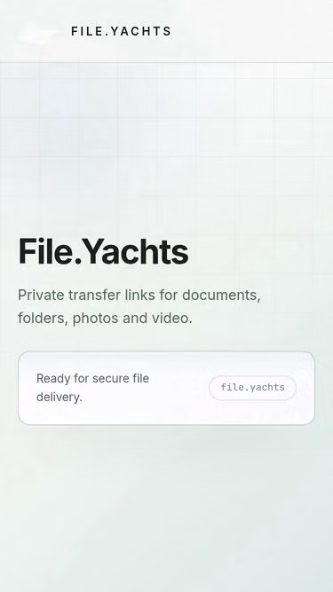Screenshot of file.yachts