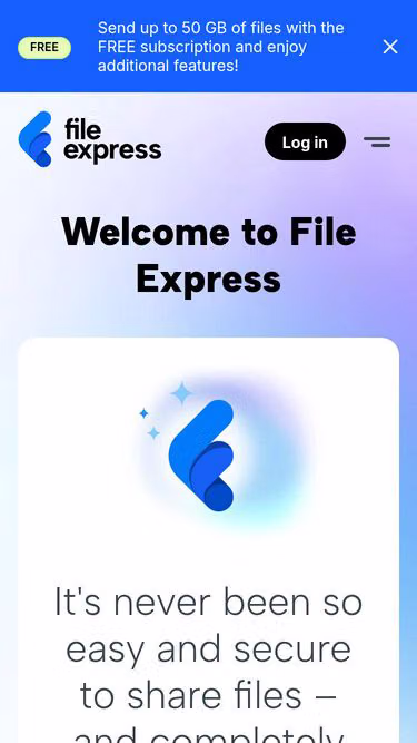 Screenshot of filexpress.ai