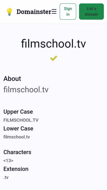 Screenshot of filmschool.tv
