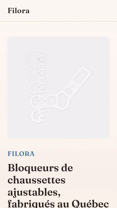 Screenshot of filora.ca