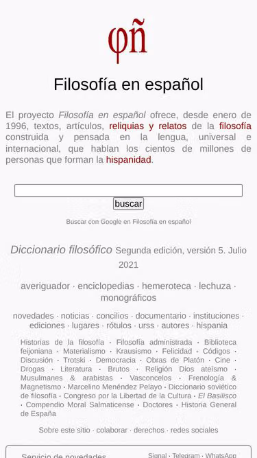 Screenshot of filosofia.org