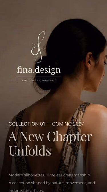 Screenshot of fina.design