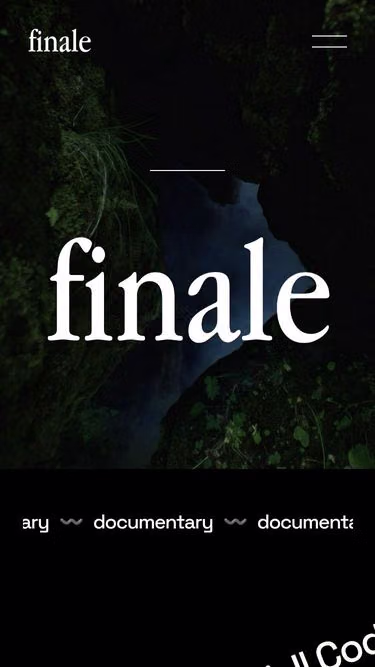 Screenshot of finale.productions