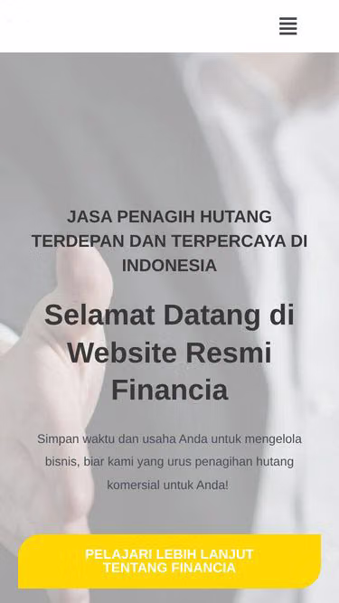 Screenshot of financia.co.id
