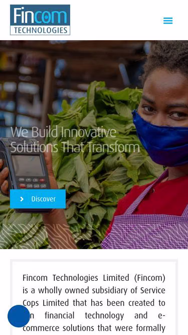 Screenshot of fincom.co.ug