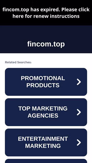 Screenshot of fincom.top