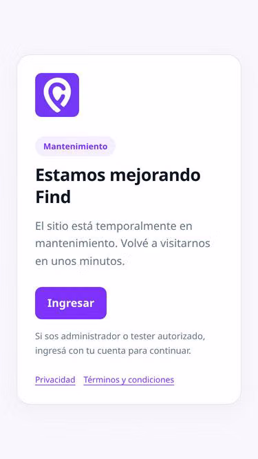 Screenshot of find.uy