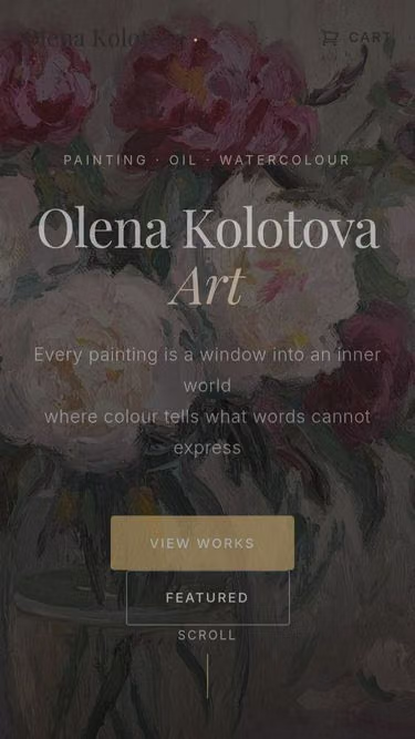Screenshot of fineart.ua