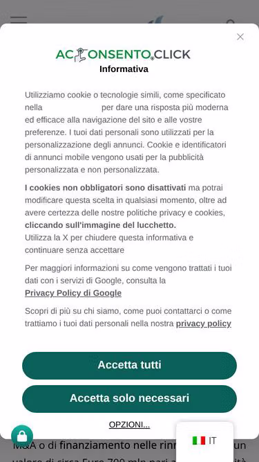 Screenshot of finergy.eu