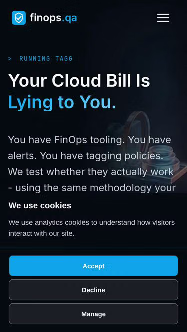 Screenshot of finops.qa