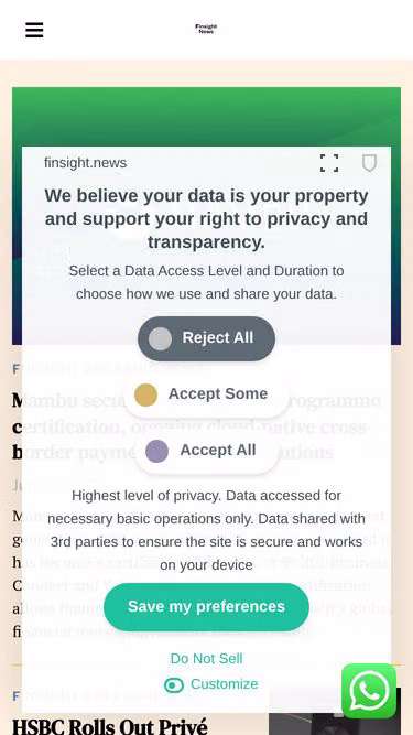Screenshot of finsight.news